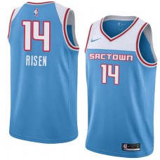 Sacramento Kings #14 Arnie Risen Jersey -SACTOWN 2019-2020 Light Blue