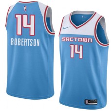 Sacramento Kings #14 Oscar Robertson Jersey -SACTOWN 2019-2020 Light Blue