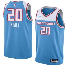 Sacramento Kings #20 Ed Nealy Jersey -SACTOWN 2019-2020 Light Blue