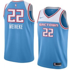 Sacramento Kings #22 Monk Meineke Jersey -SACTOWN 2019-2020 Light Blue