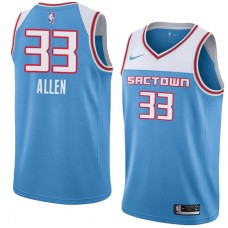 Sacramento Kings #33 Randy Allen Jersey -SACTOWN 2019-2020 Light Blue