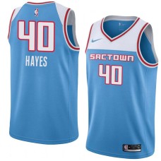 Sacramento Kings #40 Nigel Hayes Jersey -SACTOWN 2019-2020 Light Blue