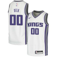 Sacramento Kings #00 Tony Delk Jersey -White