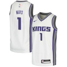 Sacramento Kings #1 Travis Mays Jersey -White