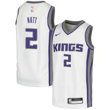 Sacramento Kings #2 Kenny Natt Jersey -White