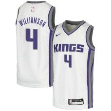 Sacramento Kings #4 Corliss Williamson Jersey -White