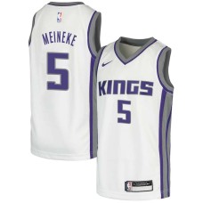 Sacramento Kings #5 Monk Meineke Jersey -White