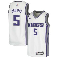 Sacramento Kings #5 Guy Rodgers Jersey -White