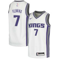 Sacramento Kings #7 Ed Fleming Jersey -White