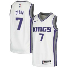 Sacramento Kings #7 Keon Clark Jersey -White