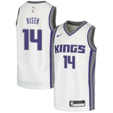 Sacramento Kings #14 Arnie Risen Jersey -White