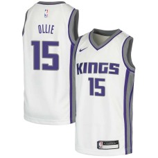 Sacramento Kings #15 Kevin Ollie Jersey -White