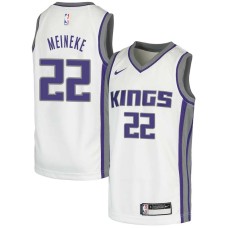 Sacramento Kings #22 Monk Meineke Jersey -White