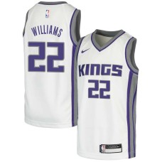 Sacramento Kings #22 Nate Williams Jersey -White