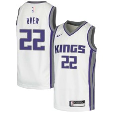 Sacramento Kings #22 Larry Drew Jersey -White