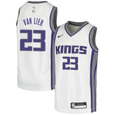 Sacramento Kings #23 Norm Van Lier Jersey -White