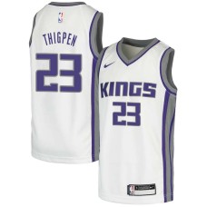 Sacramento Kings #23 Justus Thigpen Jersey -White