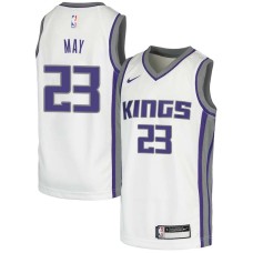 Sacramento Kings #23 Don May Jersey -White