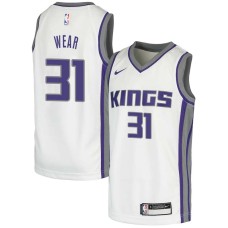 Sacramento Kings #31 David Wear Jersey -White