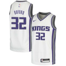 Sacramento Kings #32 Rodney Buford Jersey -White