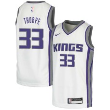 Sacramento Kings #33 Otis Thorpe Jersey -White