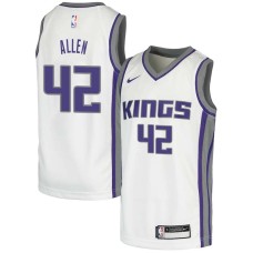 Sacramento Kings #42 Lucius Allen Jersey -White