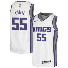 Sacramento Kings #55 Hamady N'Diaye Jersey -White