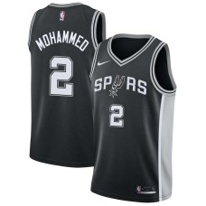 San Antonio Spurs #2 Nazr Mohammed Jersey -Black