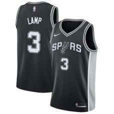 San Antonio Spurs #3 Jeff Lamp Jersey -Black