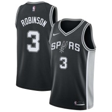 San Antonio Spurs #3 Glenn Robinson Jersey -Black