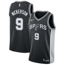 San Antonio Spurs #9 Gaylon Nickerson Jersey -Black