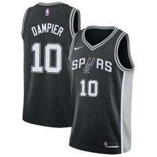 San Antonio Spurs #10 Louie Dampier Jersey -Black