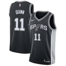 San Antonio Spurs #11 Chris Quinn Jersey -Black