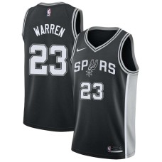 San Antonio Spurs #23 Bob Warren Jersey -Black