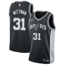 San Antonio Spurs #31 Greg Wittman Jersey -Black