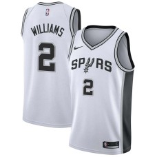 San Antonio Spurs #2 Reggie Williams Jersey -White