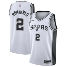 San Antonio Spurs #2 Nazr Mohammed Jersey -White