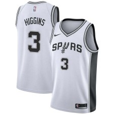 San Antonio Spurs #3 Sean Higgins Jersey -White