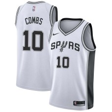 San Antonio Spurs #10 Glen Combs Jersey -White