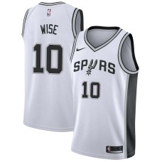 San Antonio Spurs #10 Skip Wise Jersey -White