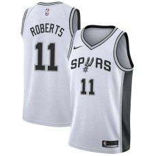 San Antonio Spurs #11 Fred Roberts Jersey -White