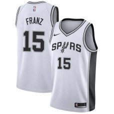 San Antonio Spurs #15 Ron Franz Jersey -White