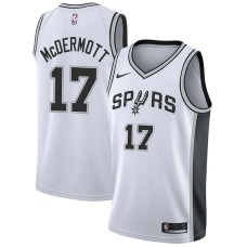 San Antonio Spurs #17 Doug McDermott Jersey -White