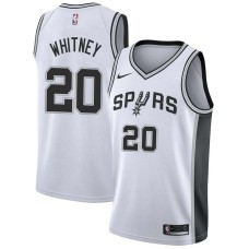 San Antonio Spurs #20 Chris Whitney Jersey -White