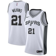 San Antonio Spurs #21 Dominique Wilkins Jersey -White