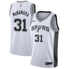 San Antonio Spurs #31 Mark McNamara Jersey -White