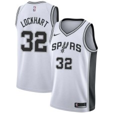 San Antonio Spurs #32 Darrell Lockhart Jersey -White