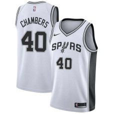 San Antonio Spurs #40 Jerry Chambers Jersey -White