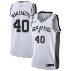 San Antonio Spurs #40 Boban Marjanovic Jersey -White