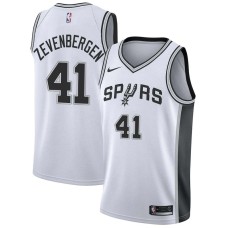 San Antonio Spurs #41 Phil Zevenbergen Jersey -White